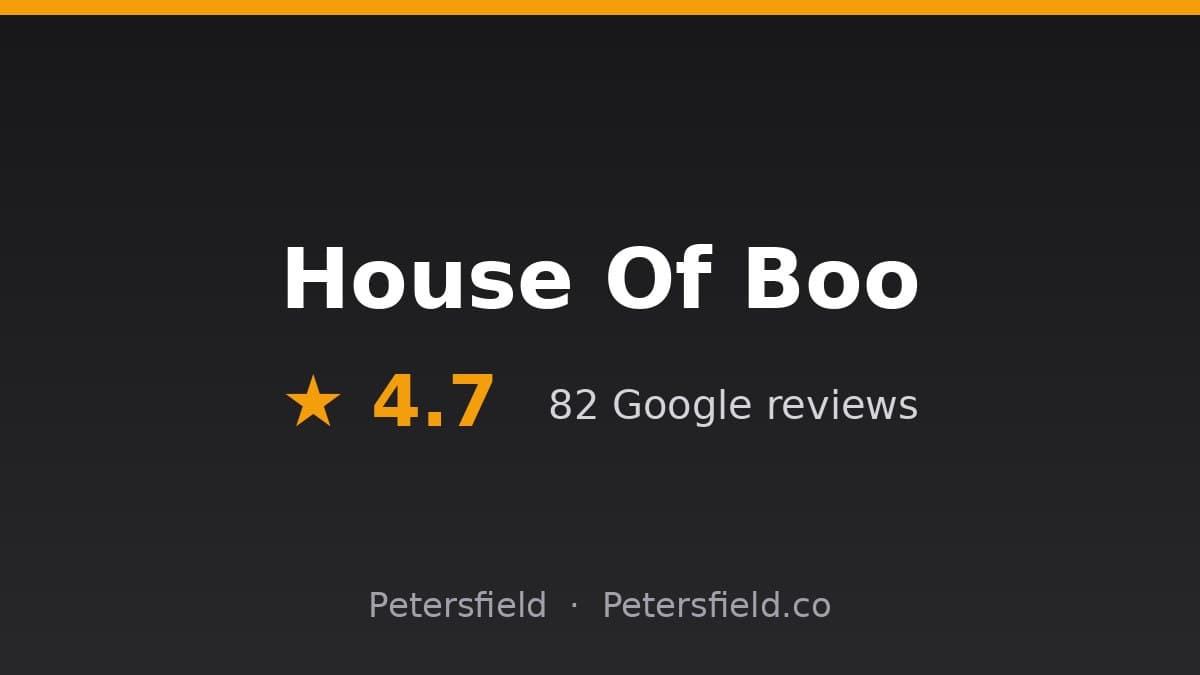 House Of Boo, Petersfield: 4.7 stars on Google