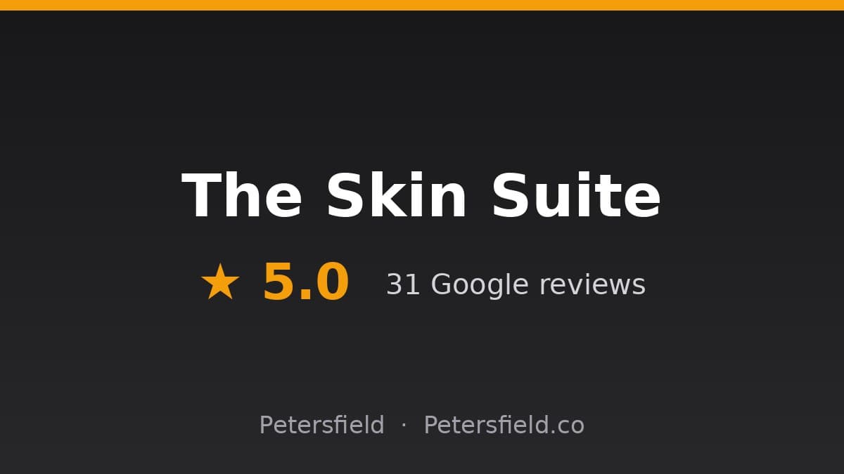 The Skin Suite, Petersfield: 5.0 stars on Google
