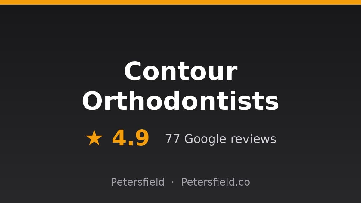 Contour Orthodontists, Petersfield: 4.9 stars on Google