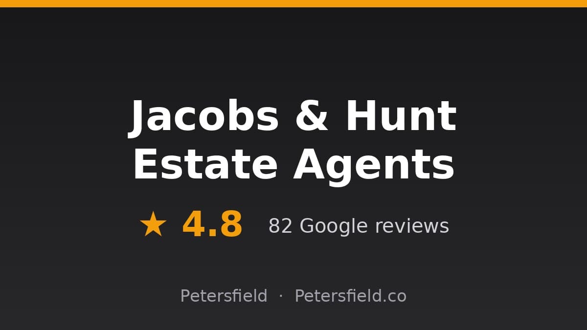 Jacobs & Hunt Estate Agents, Petersfield: 4.8 stars on Google