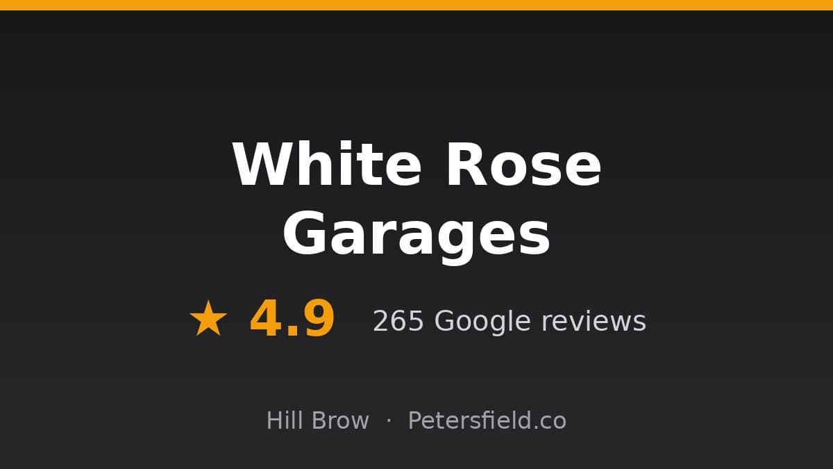 White Rose Garages, Hill Brow: 4.9 stars on Google