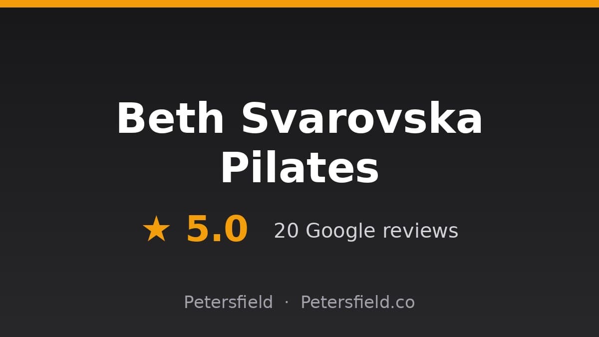 Beth Svarovska Pilates, Petersfield: 5.0 stars on Google