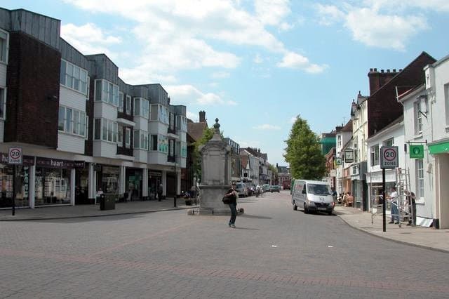 Petersfield town centre, East Hampshire
