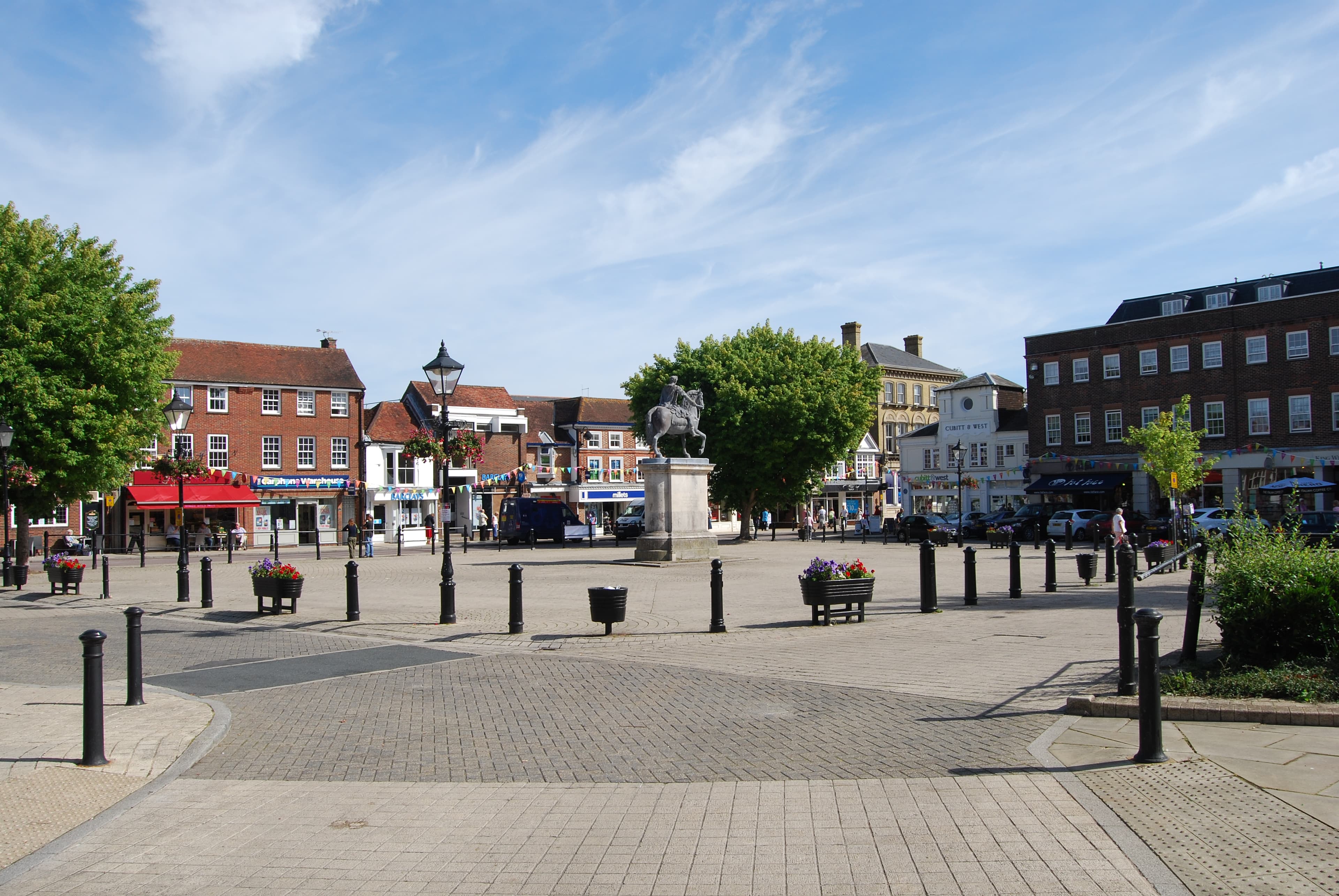 The Square in the centre of Petersfield, Hampshire